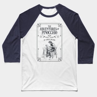 Pinocchio fairy tale - Geppetto, Jiminy Cricket children's book Baseball T-Shirt